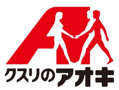 クスリのアオキ　押越店のロゴ