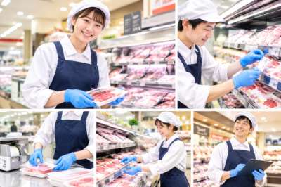 スーパーマーケット精肉専門店のアルバイト写真